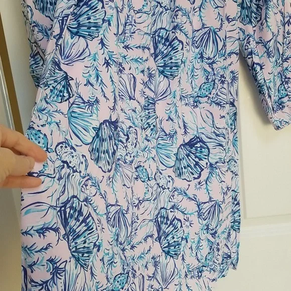 Lilly Pulitzer Remmy Tunic Dress Magnolia Lilac A Little Jelly M - Picture 7 of 12